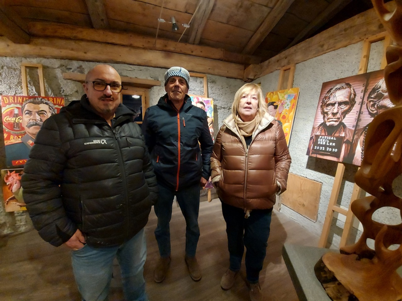 Il Mulino Sala Crist: Mostre di Andrea Colturi e Davide Sertorelli