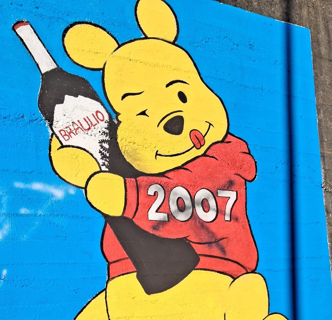 Vandalismo al murales dei coscritti del 2007