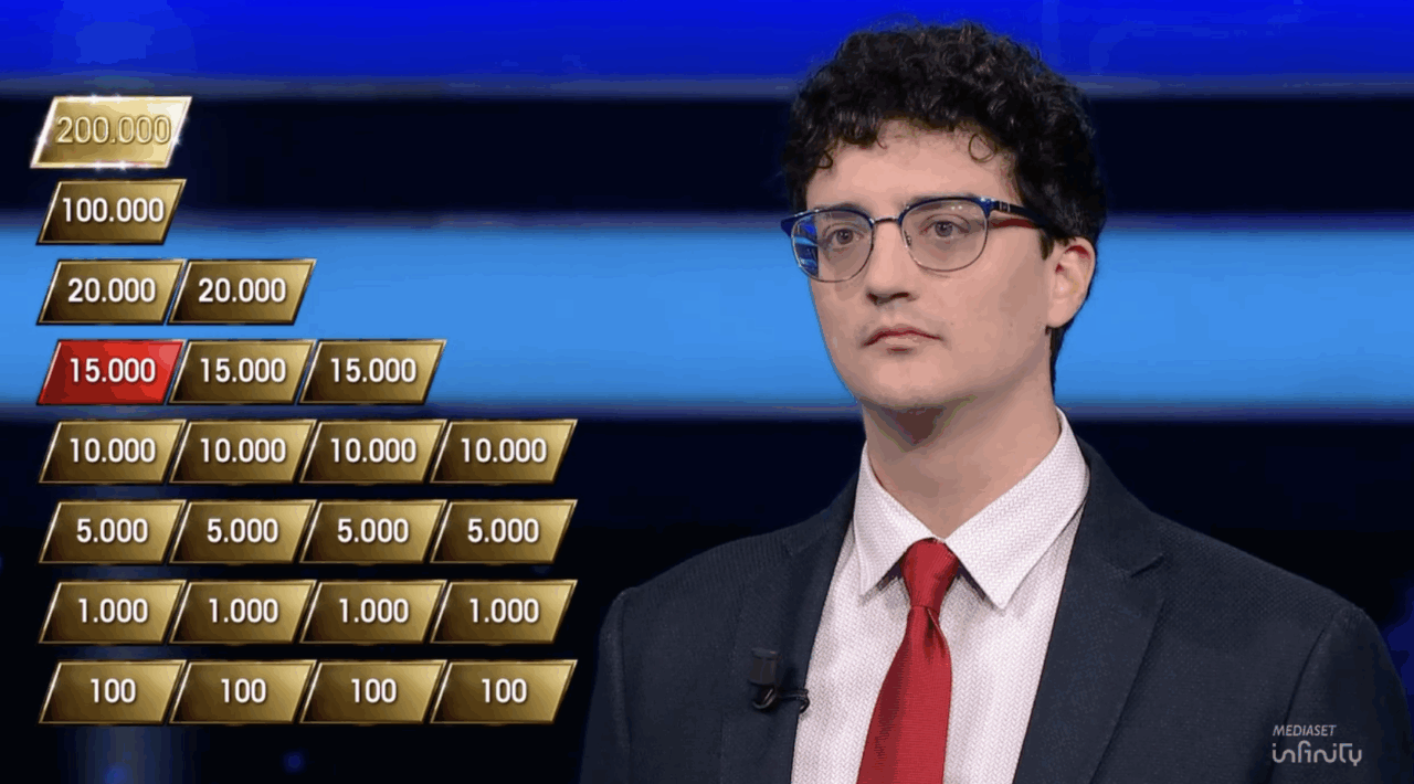 Andrea Sassella trionfa a La Ruota della Fortuna: il ricercatore di Grosio conquista il pubblico di Canale 5