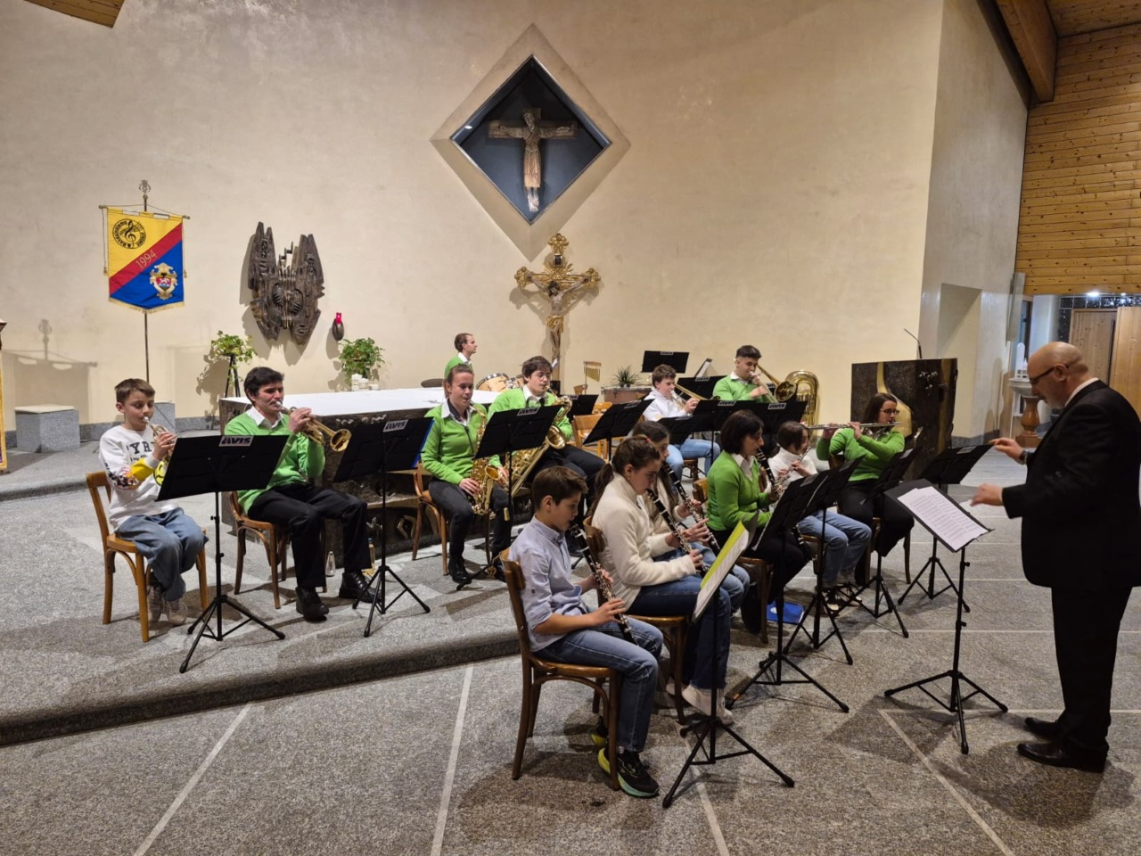 BandaInsieme rende omaggio a Santa Agnese con una serata musicale