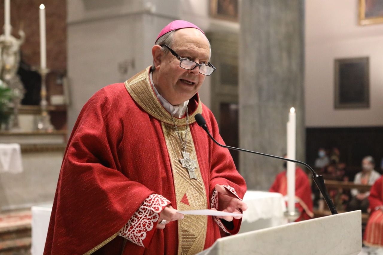 Celebrazione del vescovo Cantoni per le Olimpiadi