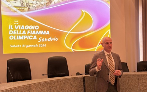 La Fiamma olimpica arriva a Sondrio: una festa per la città