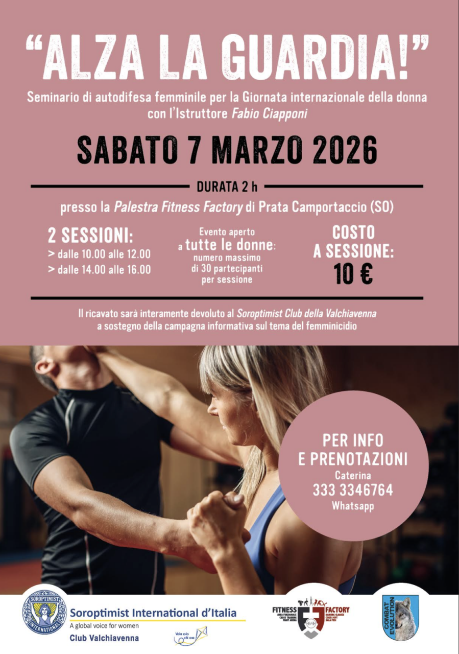 “Alza la guardia”: seminario di autodifesa per la Giornata Internazionale della Donna