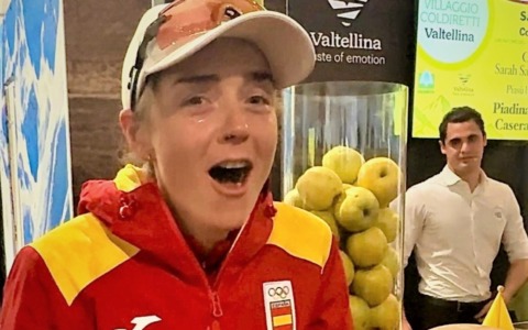 Anita Alonso celebra il bronzo olimpico al Villaggio Coldiretti con piatti tipici