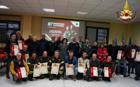 Festa dei Vigili del Fuoco a Sondrio: oltre 3.400 interventi nel 2025
