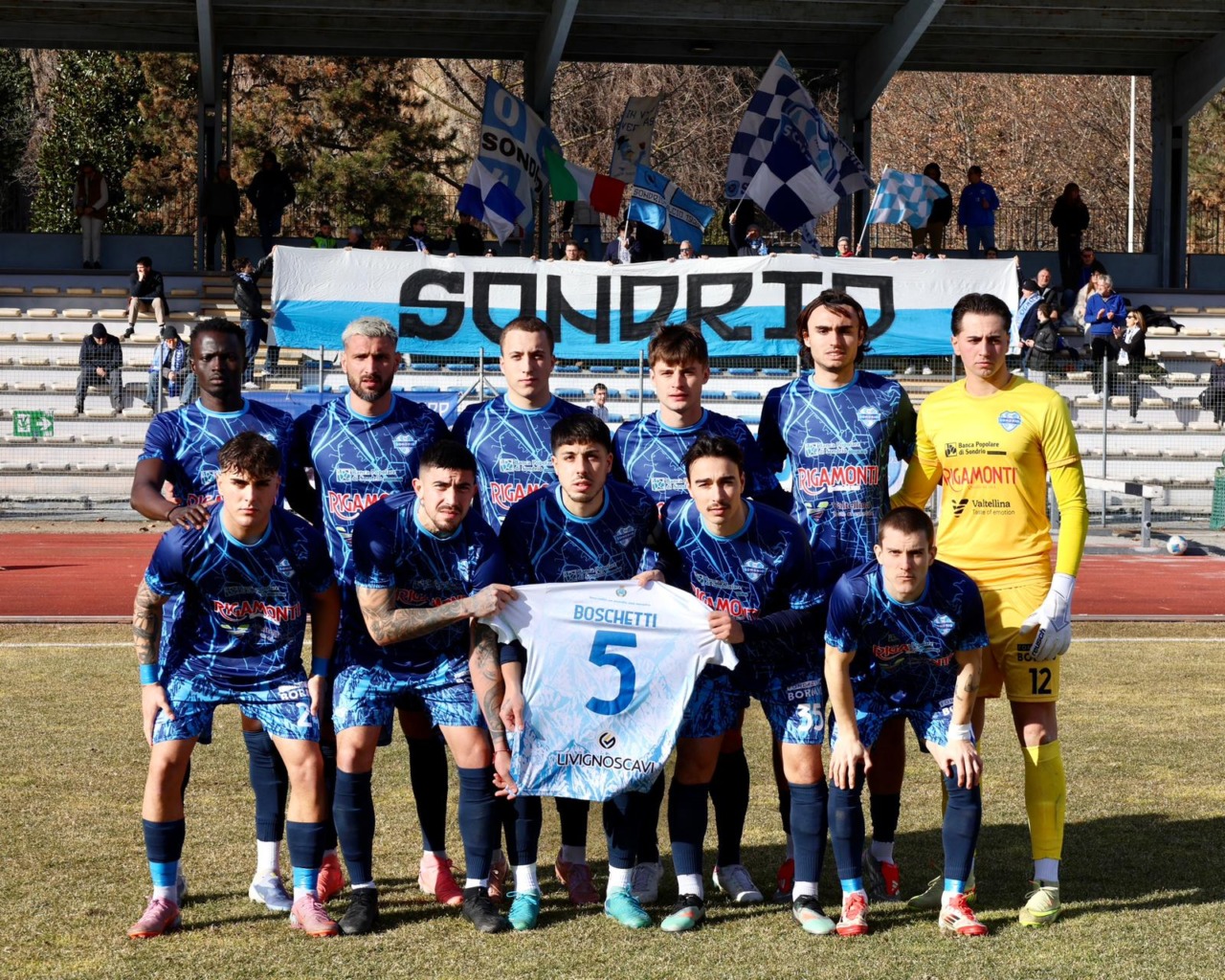 La Nuova Sondrio batte la Vogherese: 4-1 e sorpasso sul Pavia