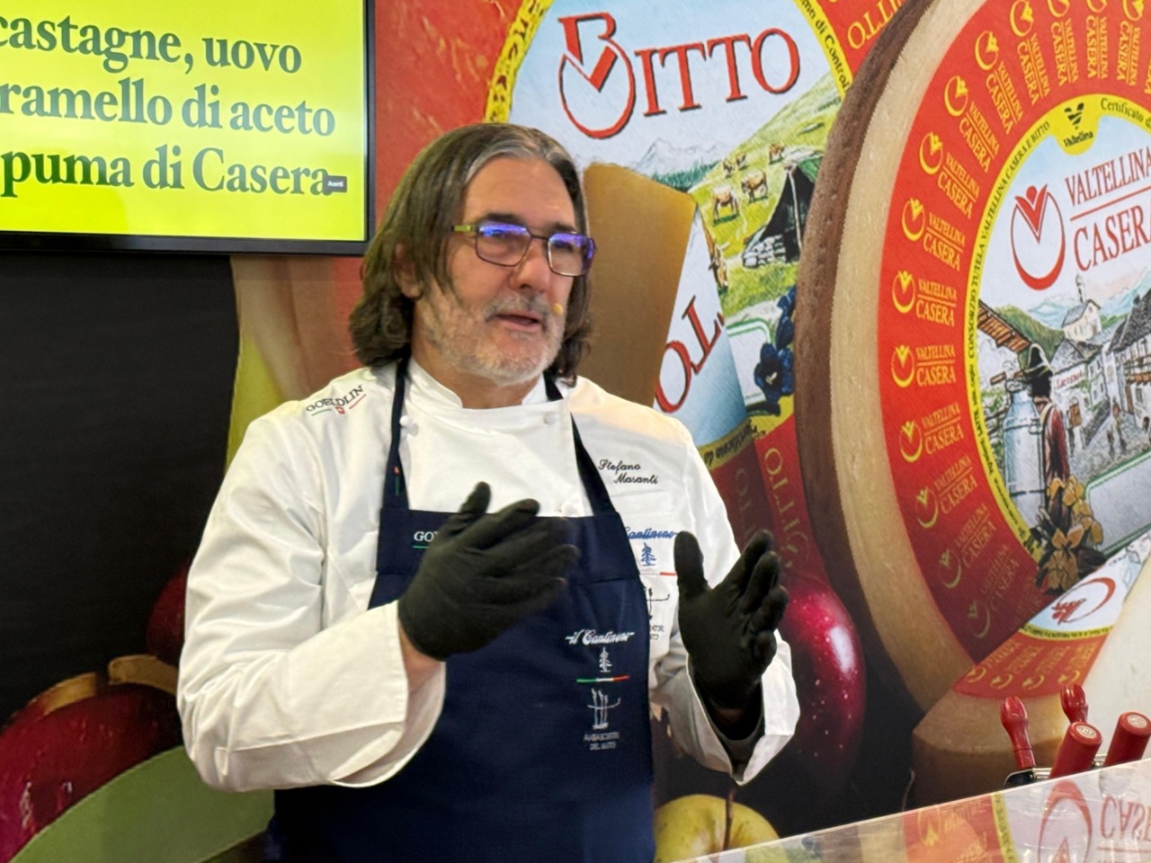 Successo del Cooking Show di Stefano Masanti al Villaggio Coldiretti Valtellina
