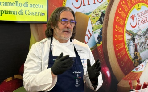 Successo del Cooking Show di Stefano Masanti al Villaggio Coldiretti Valtellina