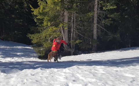 Un escursionista smarrito in Val Belviso