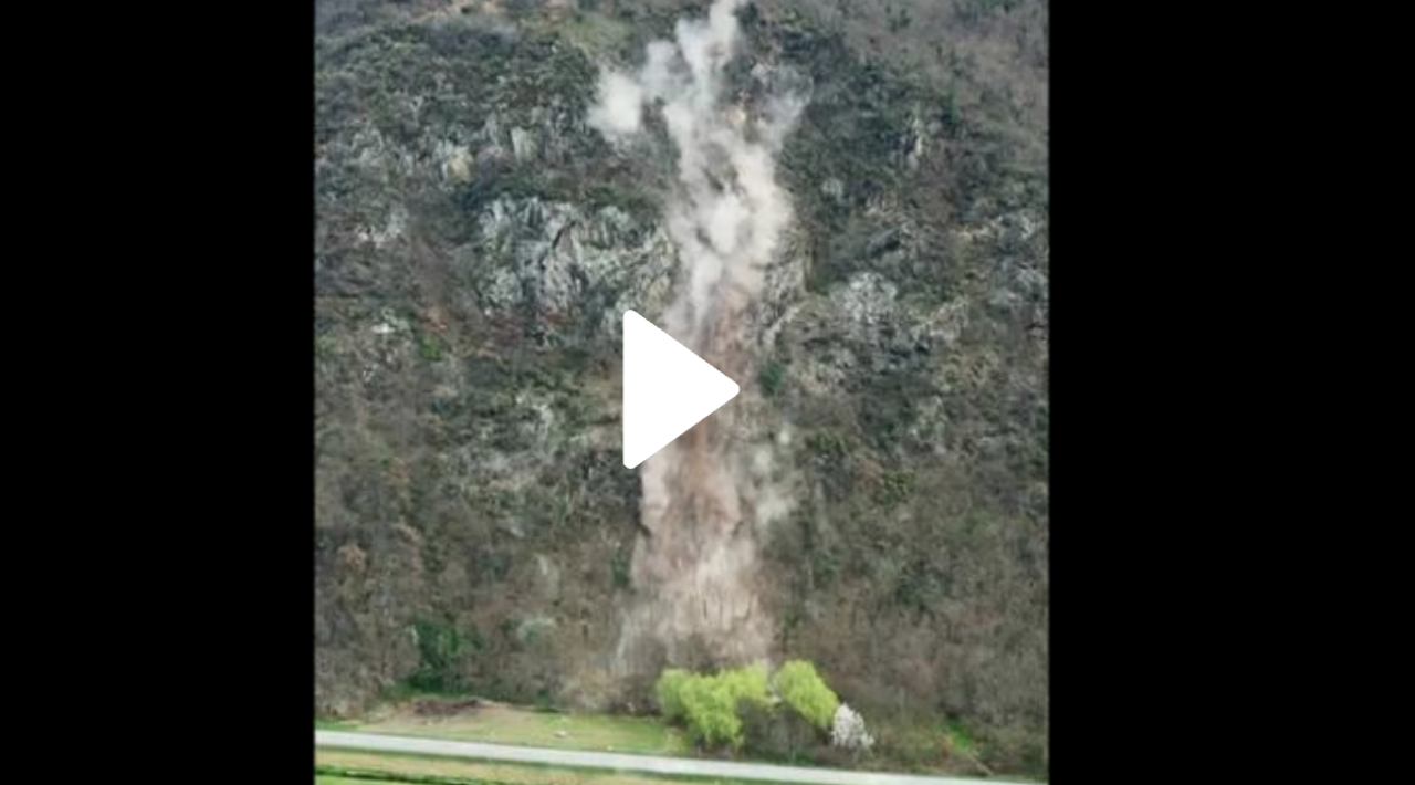 Frana sulla Statale 36: completati i lavori di disgaggio, prevista riapertura in serata