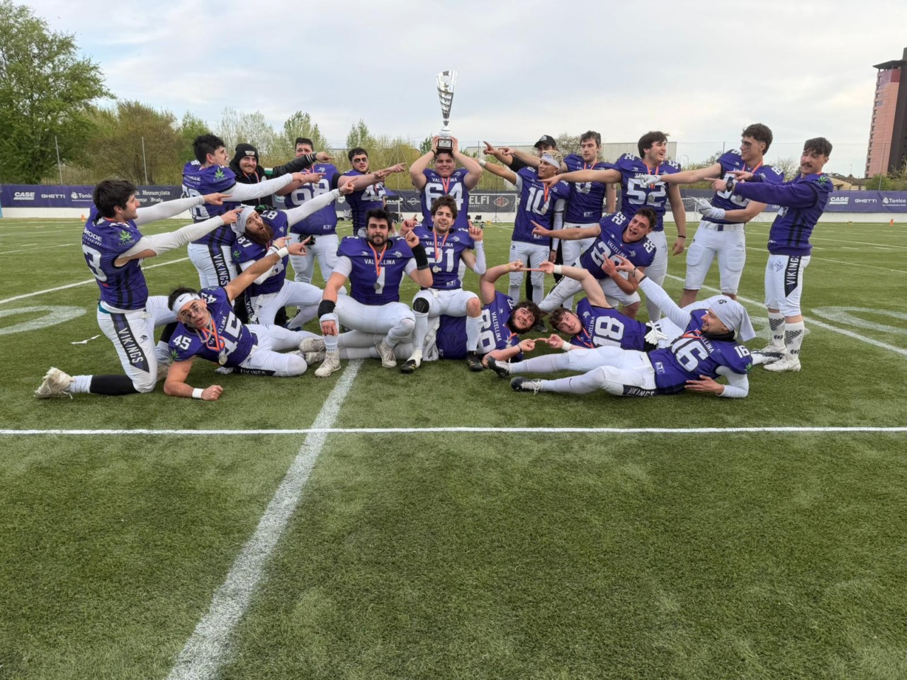 I Valtellina Vikings conquistano il titolo CSI: una finale trionfale a Firenze