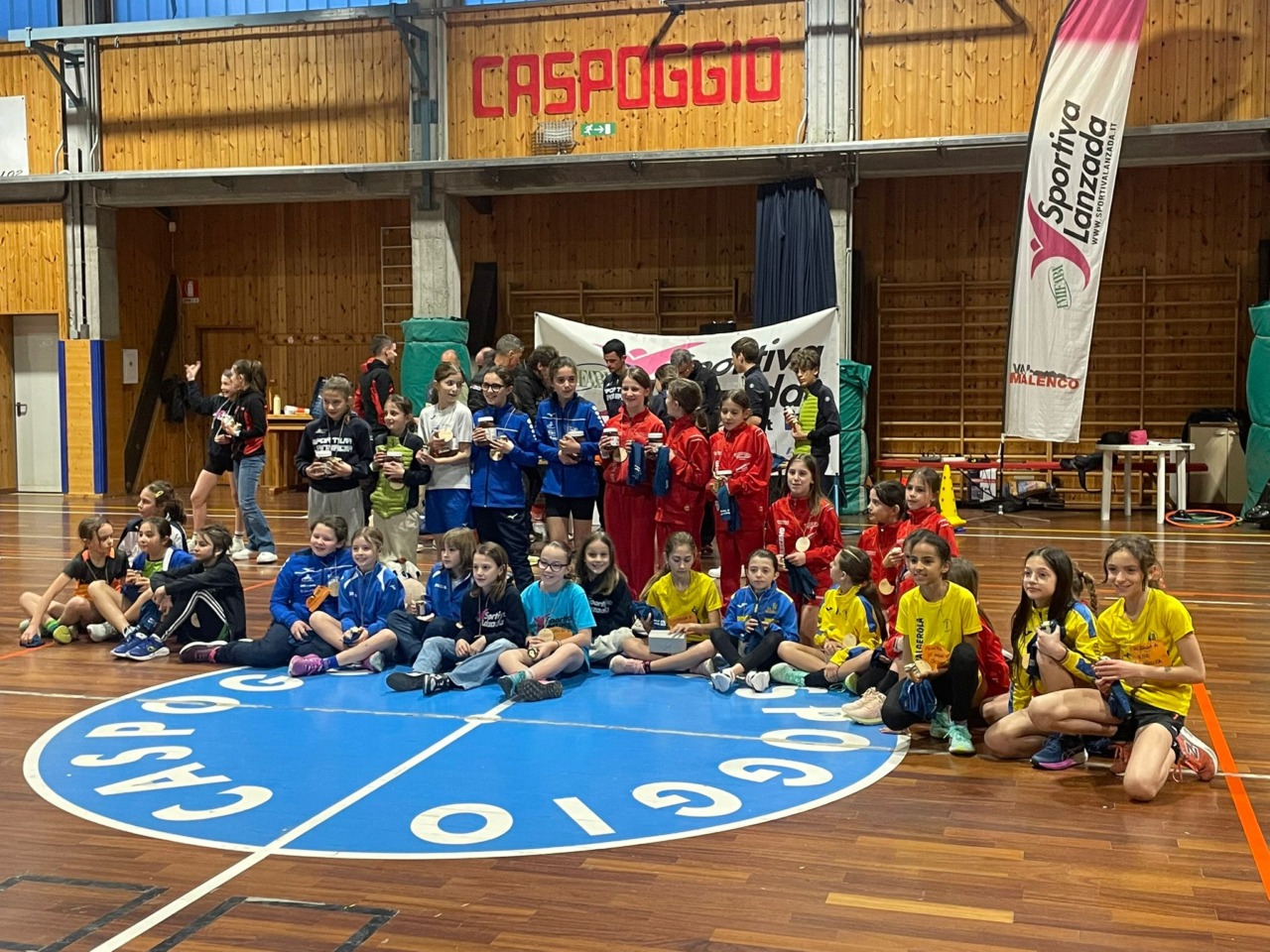Indoor Malenca: al Palazzetto di Caspoggio, 150 Esordienti in azione