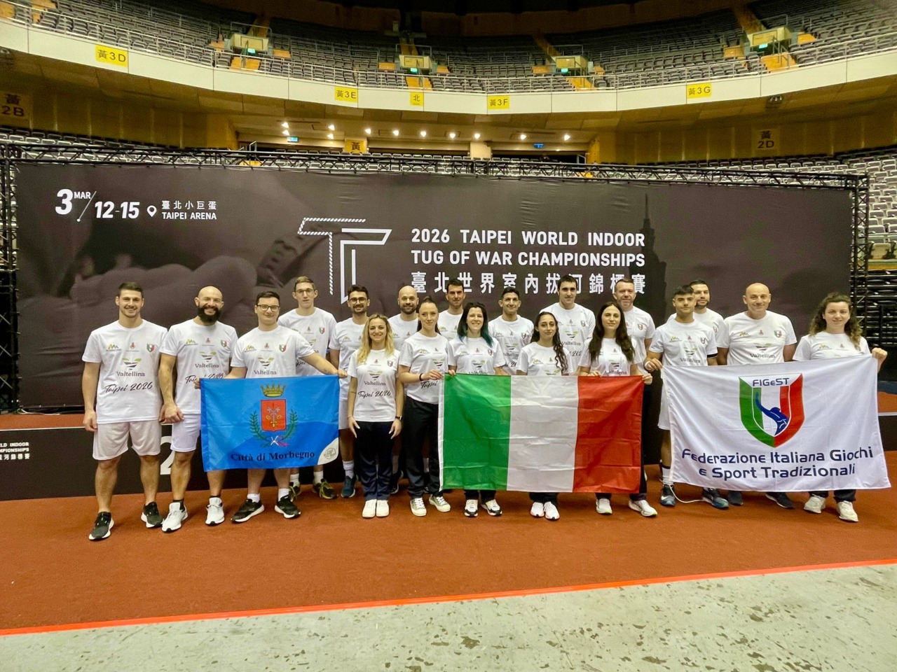 Morbegno – FIGeST conquista il quarto posto mondiale a Taipei nel tiro alla fune