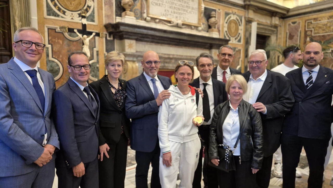 Fontana e Sertori incontrano Papa Leone XIV con atleti olimpici