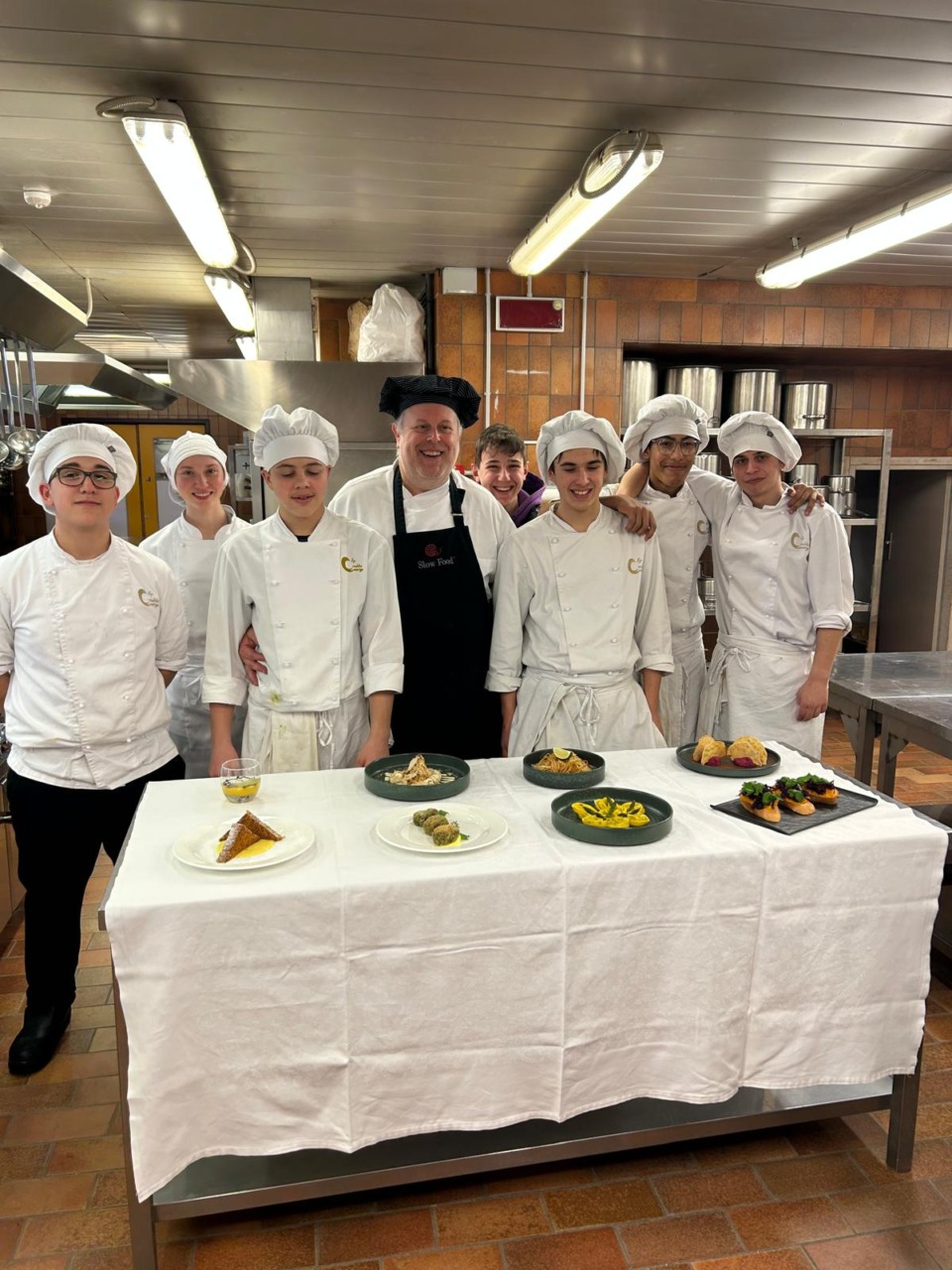Gli studenti del Caurga alla scoperta della cucina sostenibile