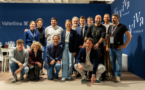 La campionessa Arianna Fontana rappresenta la Valtellina a Vinitaly