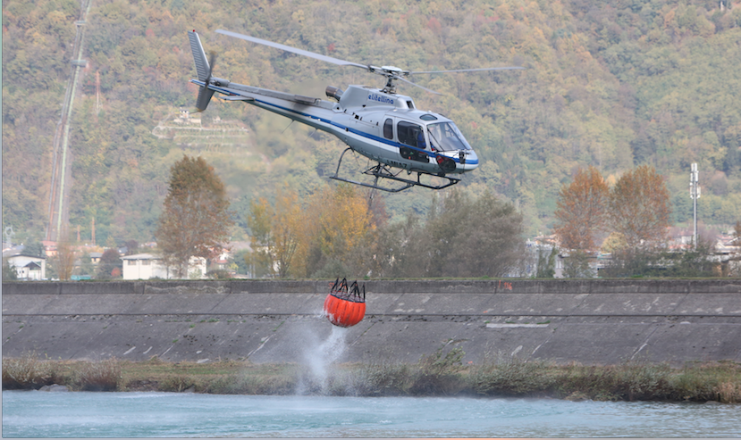 Stato di allerta per incendi boschivi in Valtellina