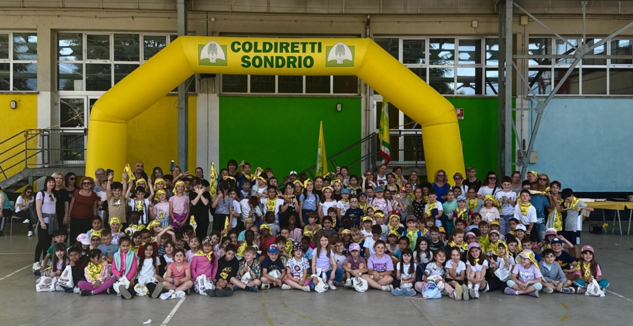 Festa finale dei progetti didattici di Coldiretti a Sondrio