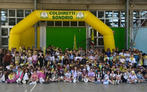 Festa finale dei progetti didattici di Coldiretti a Sondrio