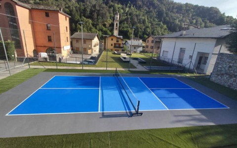 Inaugurazione del campo di pickleball a Prosto di Piuro