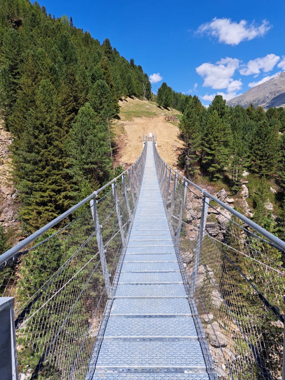 Inaugurato il ponte “Tibetano delle Vacche” in Valfurva