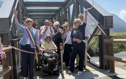 Intitolata a Cardelio Pedrana la nuova passerella di Bormio
