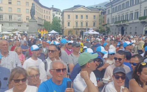 La festa del Tour de Suisse a Sondrio con i campioni