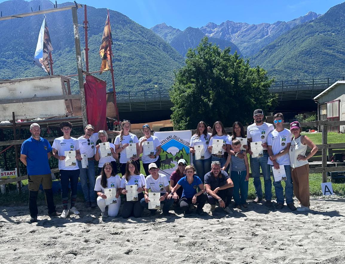 Prove per la Patente di III livello per guide equestri ad Andalo Valtellino