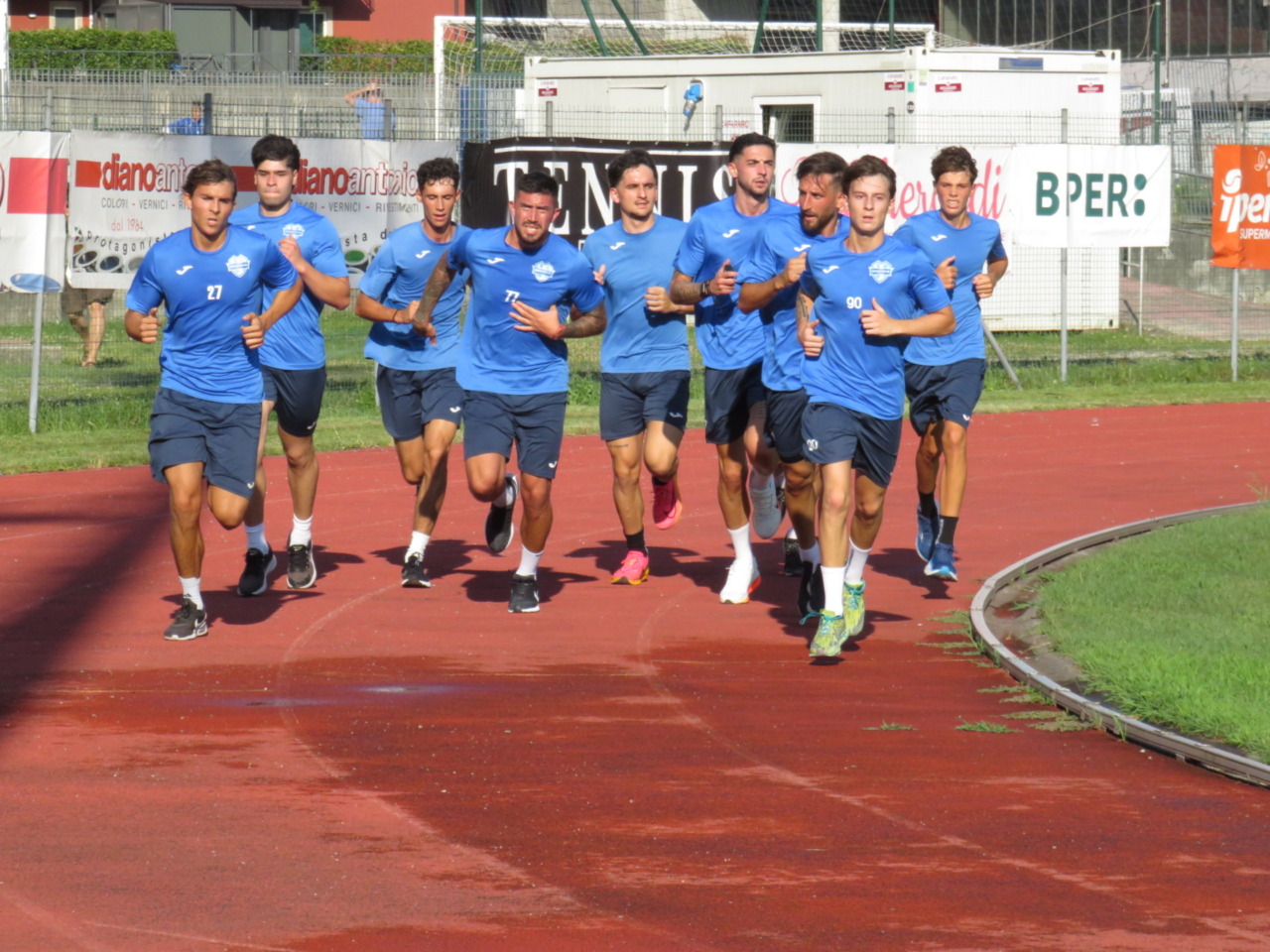 Inizia il raduno precampionato della Nuova Sondrio