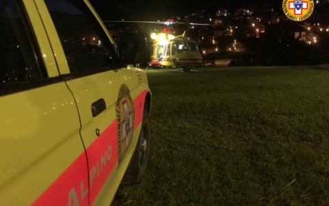 Operazioni di soccorso per due escursionisti a Tirano